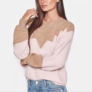 JOIE Zinca wool-cashmere blend Sweater in Quartz